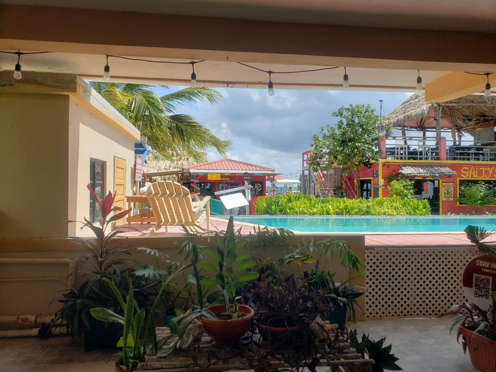 Beach Club Condos At Popeyes Caye Caulker Kültér fotó